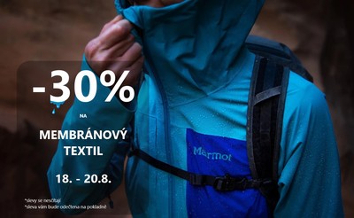 AKCE -30% na MEMBRÁNOVÝ TEXTIL