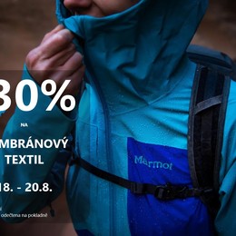 AKCE -30% na MEMBRÁNOVÝ TEXTIL