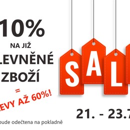 AKCE -10% na JIŽ ZLEVNĚNÉ ZBOŽÍ